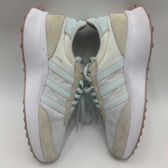 Adidas Run 70s Cloud White Almost Blue Off White GX1724 Women's Size 8 - Picture 6 of 12